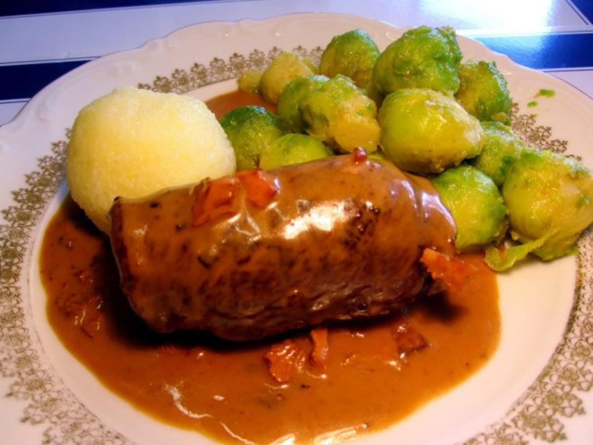 Rindsrouladen mit feiner Füllung - schnell &amp; einfach - von mimi