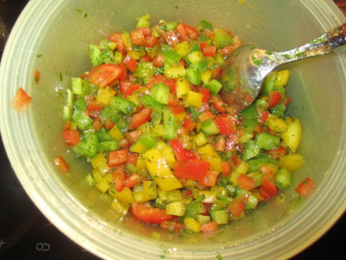 Kritharaki - Salat mit Hackfleisch - Rezept - Bild Nr. 6