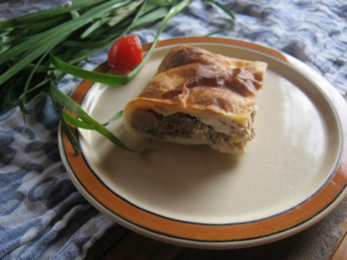 Pilzpastete frische Pilze versteckt unter Blätterteig - lecker - Rezept ...