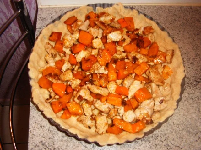 Rezept: Kürbis-Putenbrust-Quiche Bild Nr. 9 Kürbis-Putenbrust-Quiche - Rezept - Bild Nr. 9