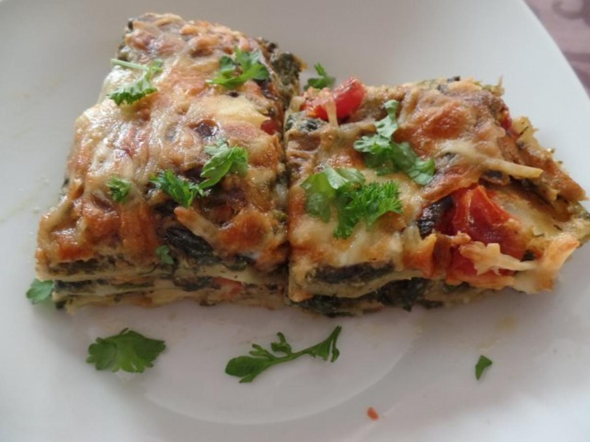 Spinat-Tomaten-Lasagne - Rezept mit Bild - kochbar.de