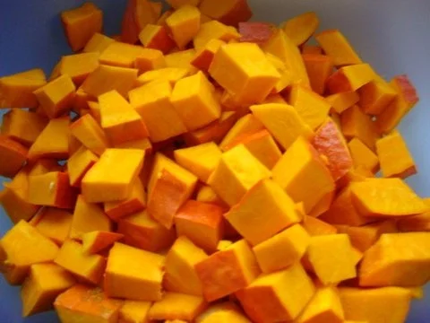 Karibische Kürbissuppe mit Hähnchenspieß - Rezept - Bild Nr. 4