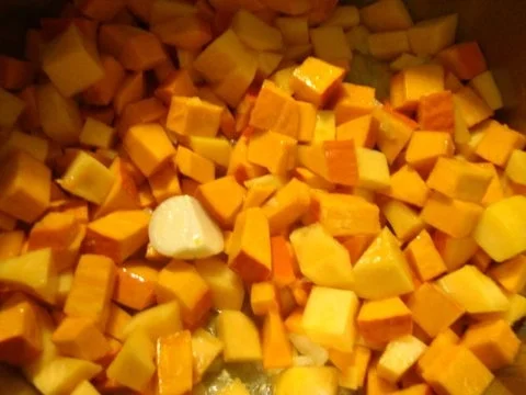 Karibische Kürbissuppe mit Hähnchenspieß - Rezept - Bild Nr. 6