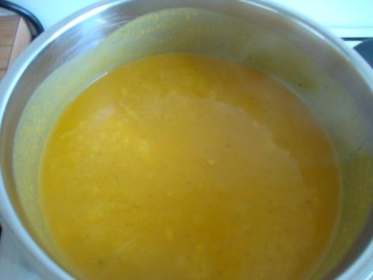 Karibische Kürbissuppe mit Hähnchenspieß - Rezept - Bild Nr. 9