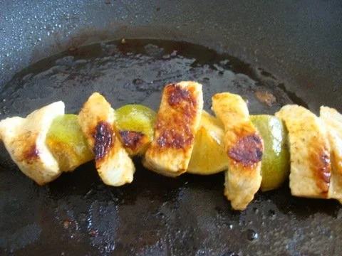 Karibische Kürbissuppe mit Hähnchenspieß - Rezept - Bild Nr. 12