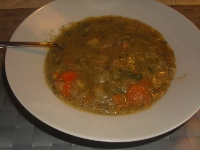 Rezept: Kartoffelsuppe mit Kasseler Kartoffelsuppe mit Kasseler - Rezept