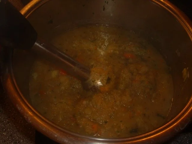 Rezept: Kartoffelsuppe mit Kasseler Bild Nr. 5 Kartoffelsuppe mit Kasseler - Rezept - Bild Nr. 5