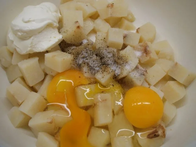 Kartoffeln: Kräuterbratlinge aus Knödeln - Rezept - Bild Nr. 4