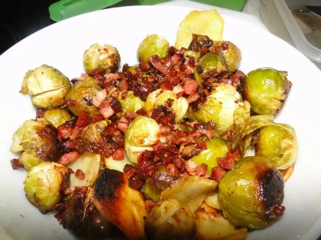 Rosenkohlauflauf gratiniert mit heller Zitronensauce, mächtig, kräftig - Rezept - Bild Nr. 11