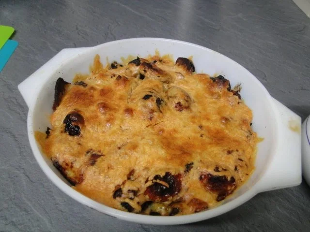 Rosenkohlauflauf gratiniert mit heller Zitronensauce, mächtig, kräftig - Rezept - Bild Nr. 19