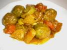 Rosenkohl Pfanne mit Speck und Gemüse - Rezept