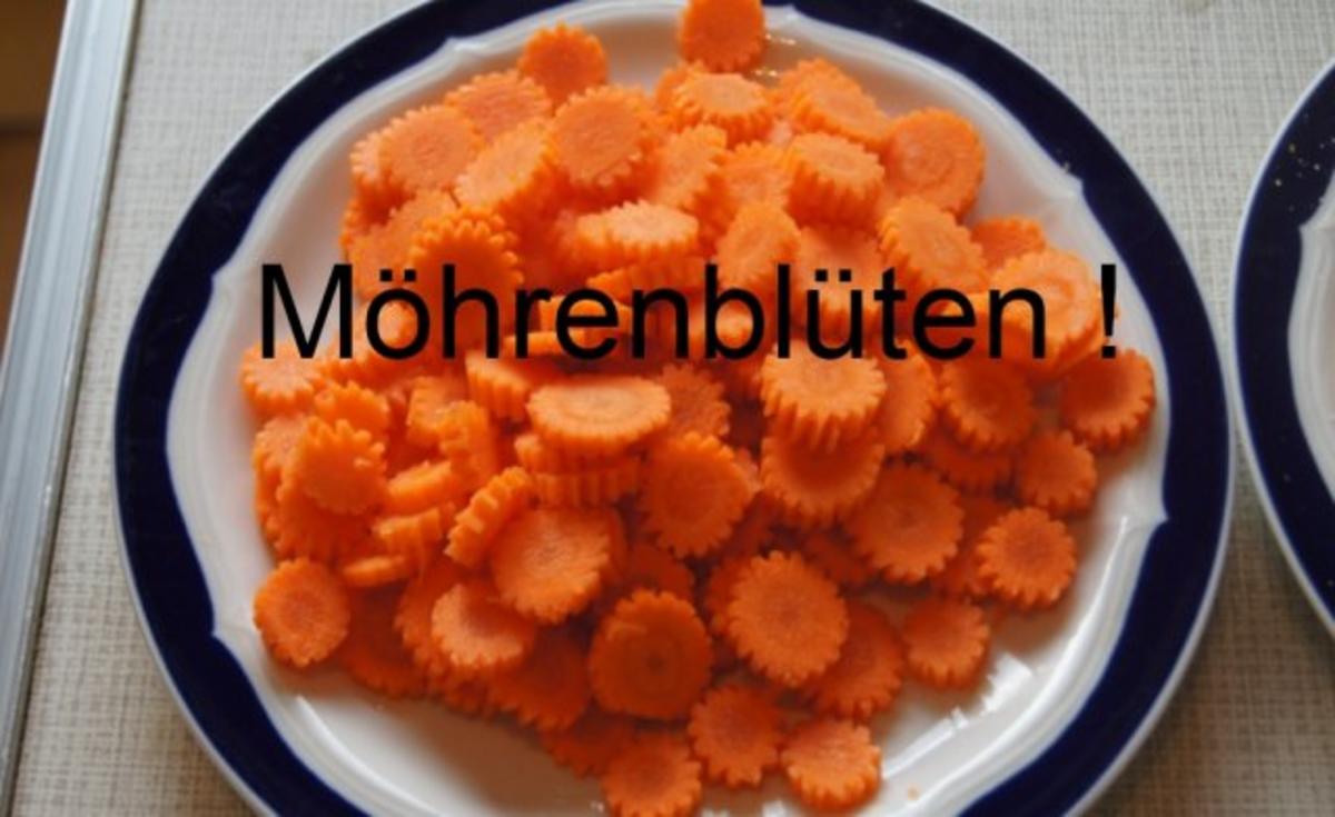 Fischfilet-Wok mit Kaiserschoten und Möhrenblüten - Rezept - Bild Nr. 5
