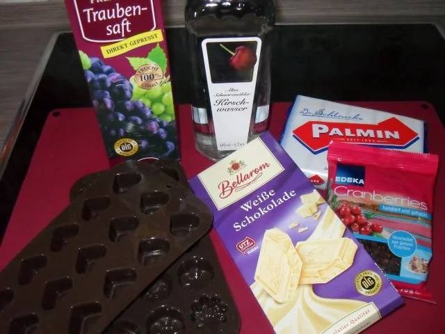 Weisse Pralinen mit Cranberrys - Rezept - Bild Nr. 2