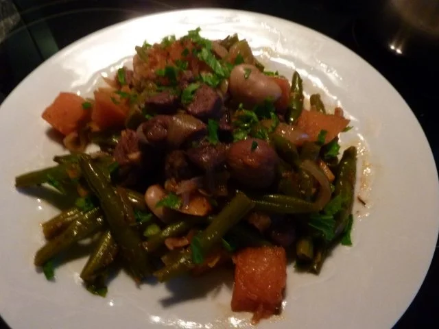 Lamm- Gemüse-Kürbis und Kastanien Eintopf - Rezept