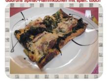 Flammkuchen: Spinatflammkuchen mit spanischen Touch - Rezept