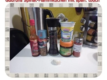 Rezept: Flammkuchen: Spinatflammkuchen mit spanischen Touch Bild Nr. 3 Flammkuchen: Spinatflammkuchen mit spanischen Touch - Rezept - Bild Nr. 3