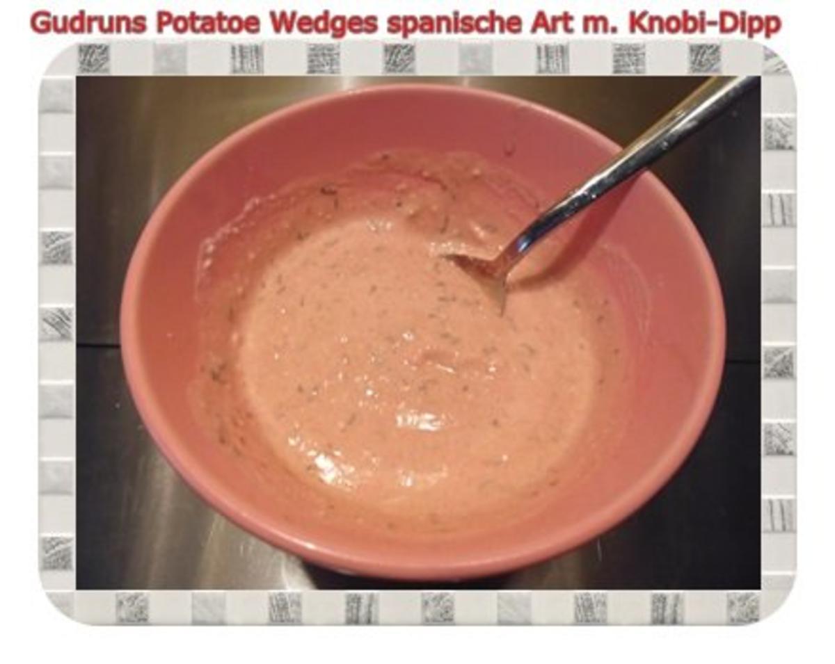 Kartoffeln: Potatoe Wedges spanische Art mit Knobi-Dipp - Rezept - Bild Nr. 8