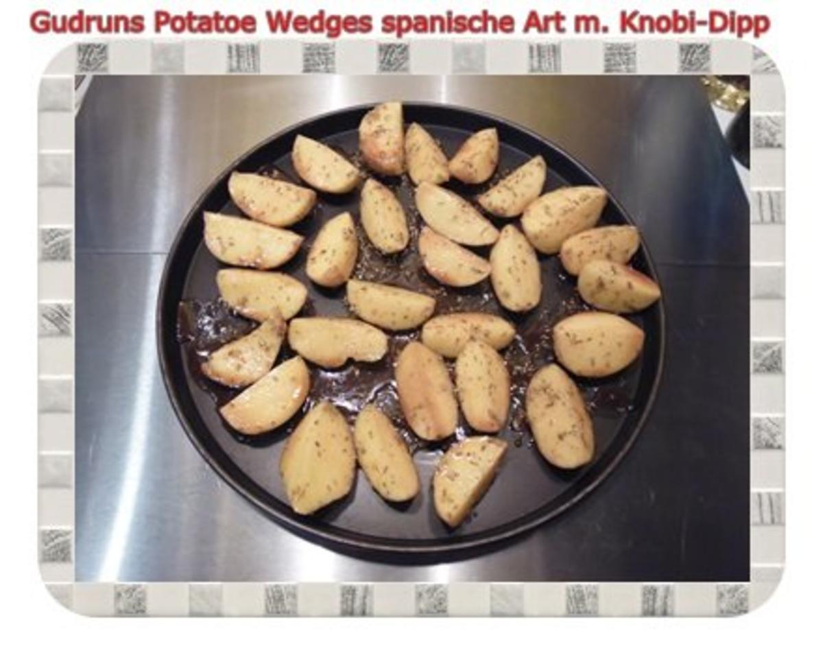 Kartoffeln: Potatoe Wedges spanische Art mit Knobi-Dipp - Rezept - Bild Nr. 9