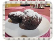 Muffins: Nougat-Marzipan-Muffins - Rezept