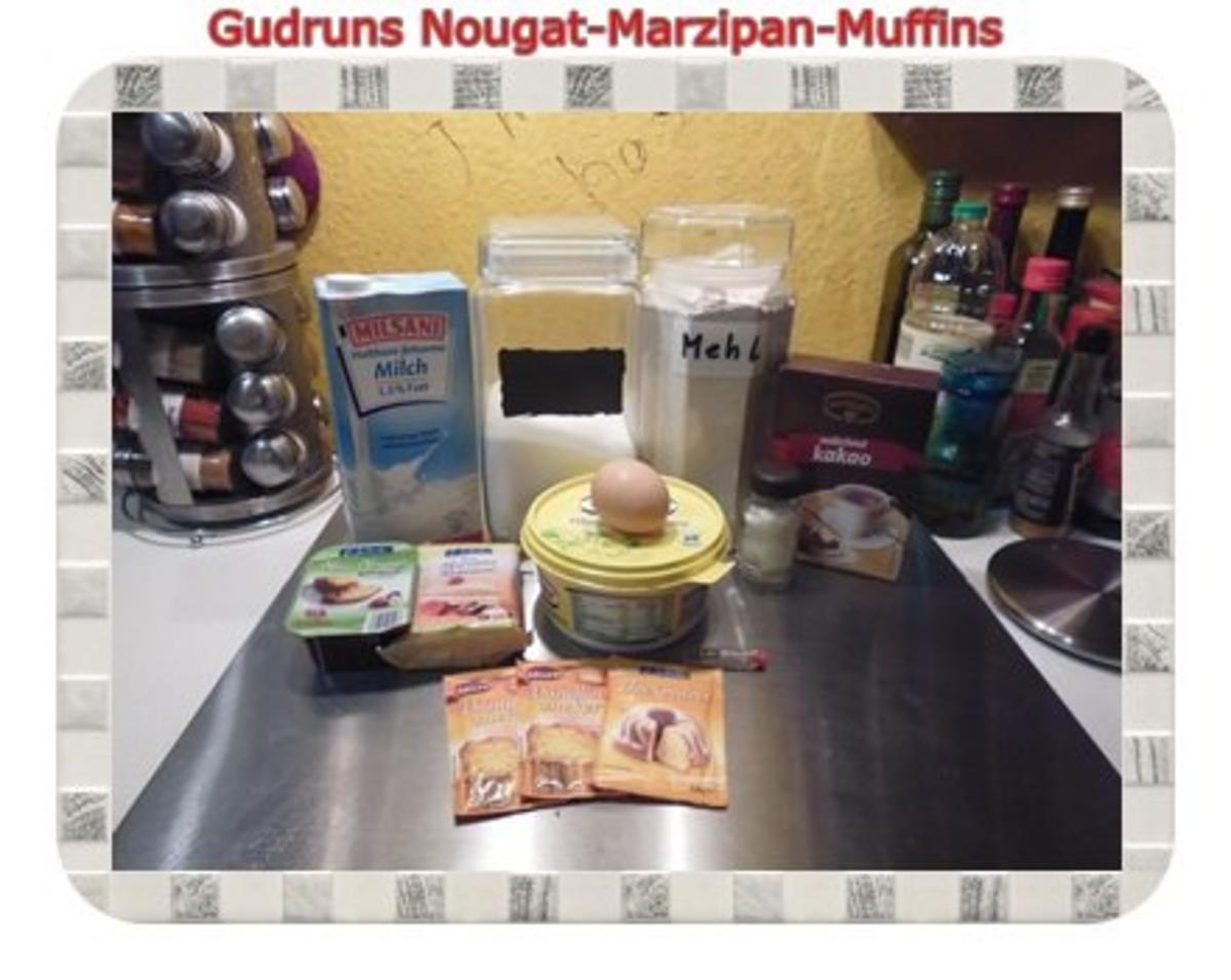 Muffins: Nougat-Marzipan-Muffins - Rezept - Bild Nr. 2