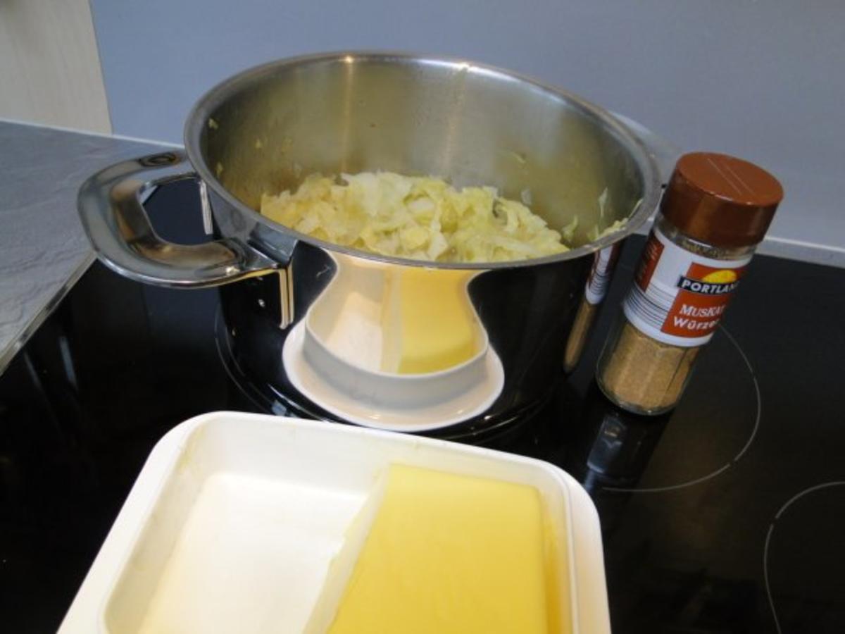 Butterspitzkohl mit Ministeaks vom Hähnchenbrustfilets - Rezept - Bild Nr. 2