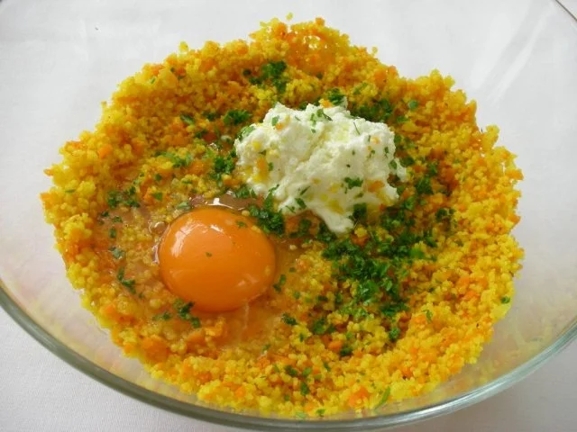 Rezept: Couscous Bratlinge mit Kräuter-Dip Bild Nr. 8 Couscous Bratlinge mit Kräuter-Dip - Rezept - Bild Nr. 8
