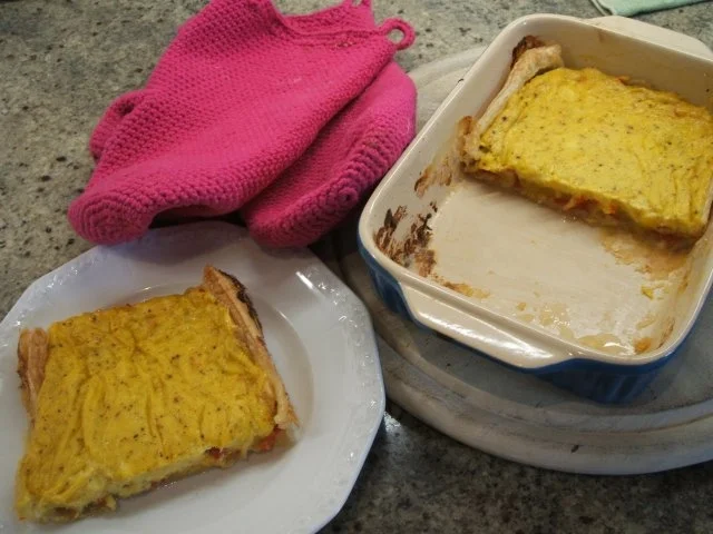 Pikantes Backen: Blätterteig mit Schalotten-Mango-Belag - Rezept - Bild Nr. 10