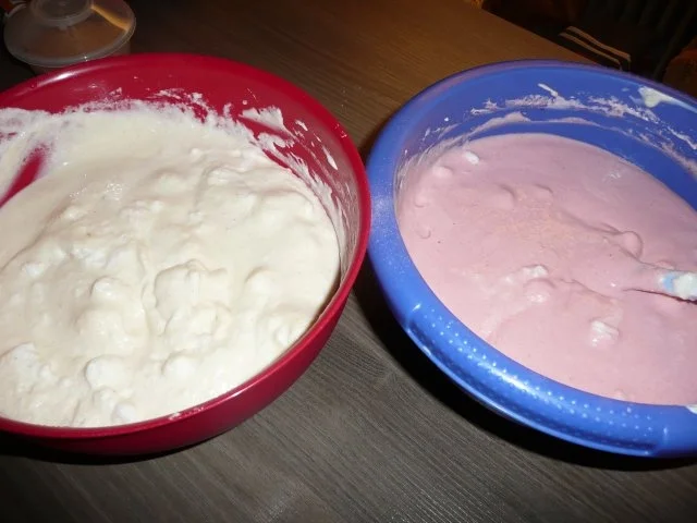 Zebra - Quark - Torte mit einer zauberhaften Himbeernote ! - Rezept - Bild Nr. 3