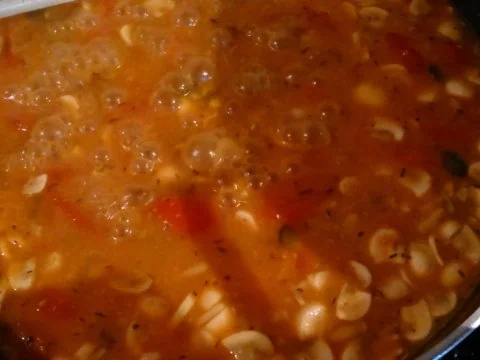 Semmelknödel auf verachteter Gemüsesauce - Rezept - Bild Nr. 4