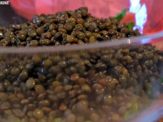 Puy-Linsen-Apfel-Salat mit Geflügelleber - Rezept - Bild Nr. 4