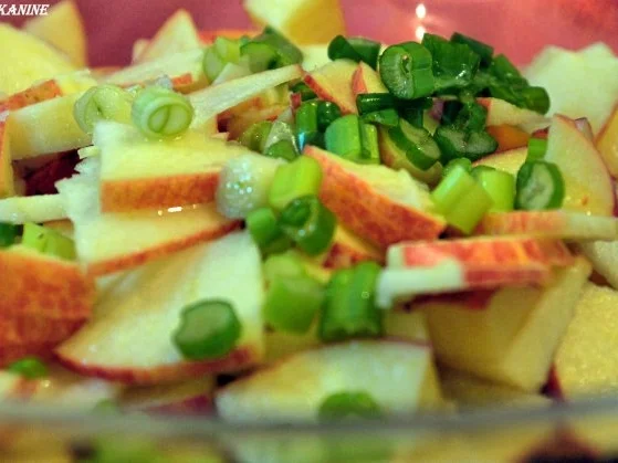 Puy-Linsen-Apfel-Salat mit Geflügelleber - Rezept - Bild Nr. 8