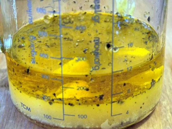 Puy-Linsen-Apfel-Salat mit Geflügelleber - Rezept - Bild Nr. 10