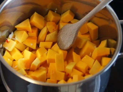 Rezept: Butternut-Kürbissuppe Bild Nr. 4 Butternut-Kürbissuppe - Rezept - Bild Nr. 4