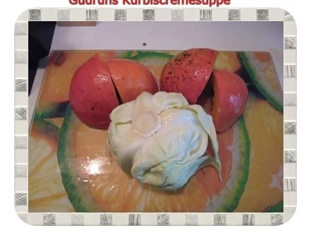 Suppe: Kürbiscremesuppe mit Spitzkohl - Rezept - Bild Nr. 3