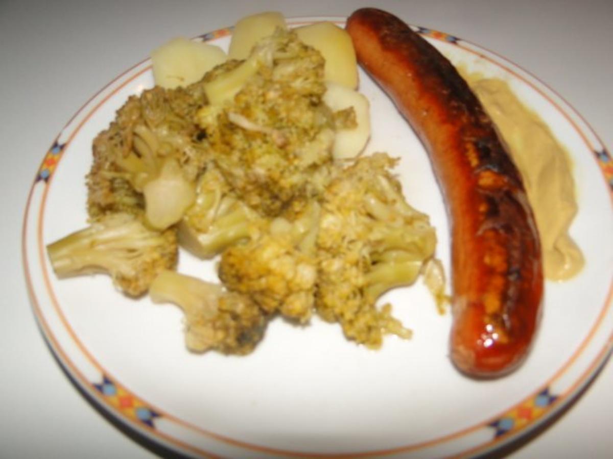 Krakauer mit Brokkoli und Kartoffeln, nicht Haute Cuisine, aber lecker - Rezept