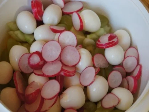 Gemischter Salat mit Wachteleiern - Rezept - Bild Nr. 4