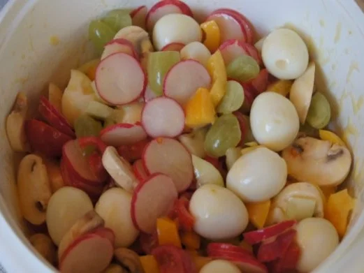 Gemischter Salat mit Wachteleiern - Rezept - Bild Nr. 5