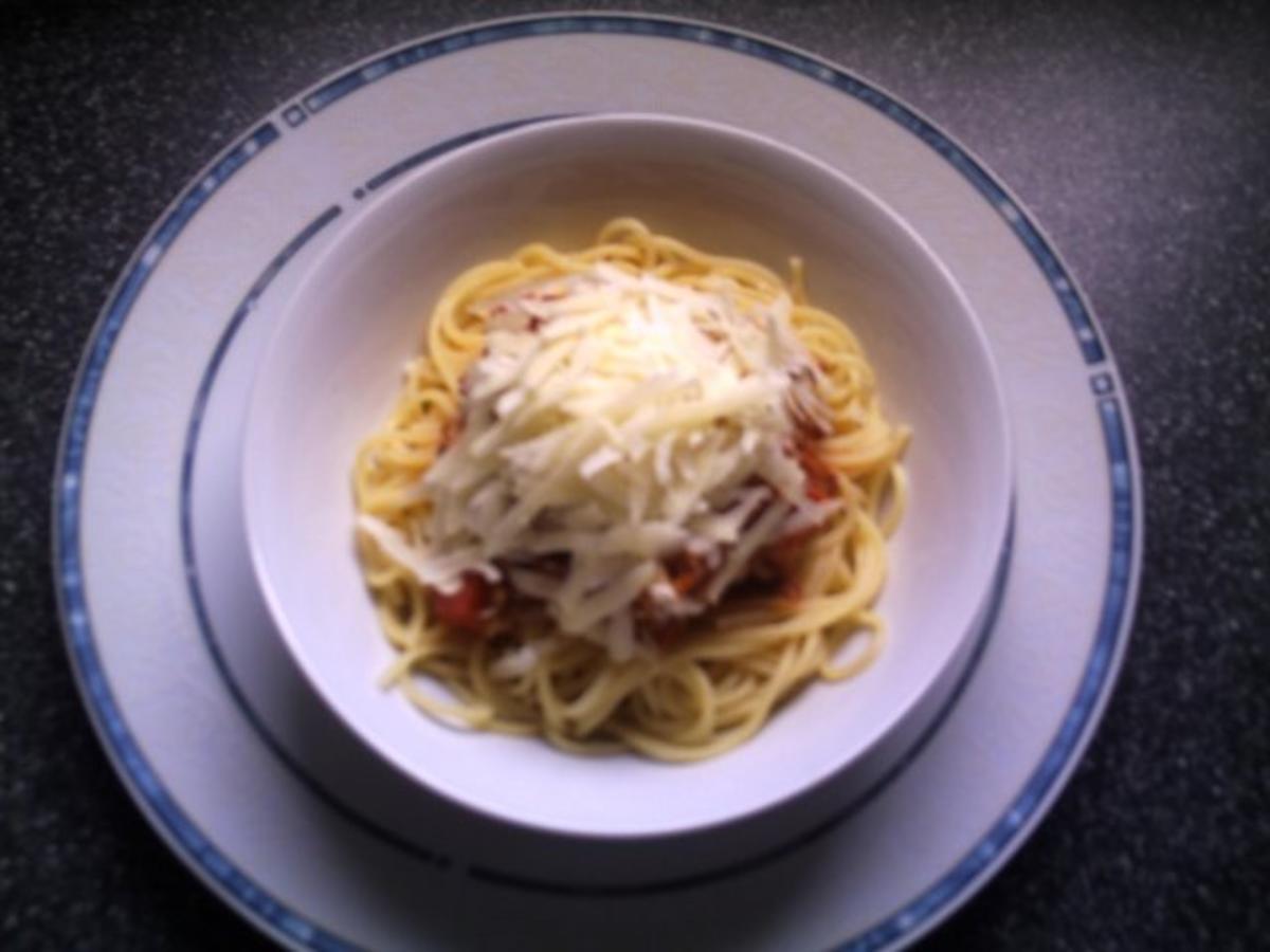 Bilder für Bolognese-Soße aus Soja-Hackli - Rezept