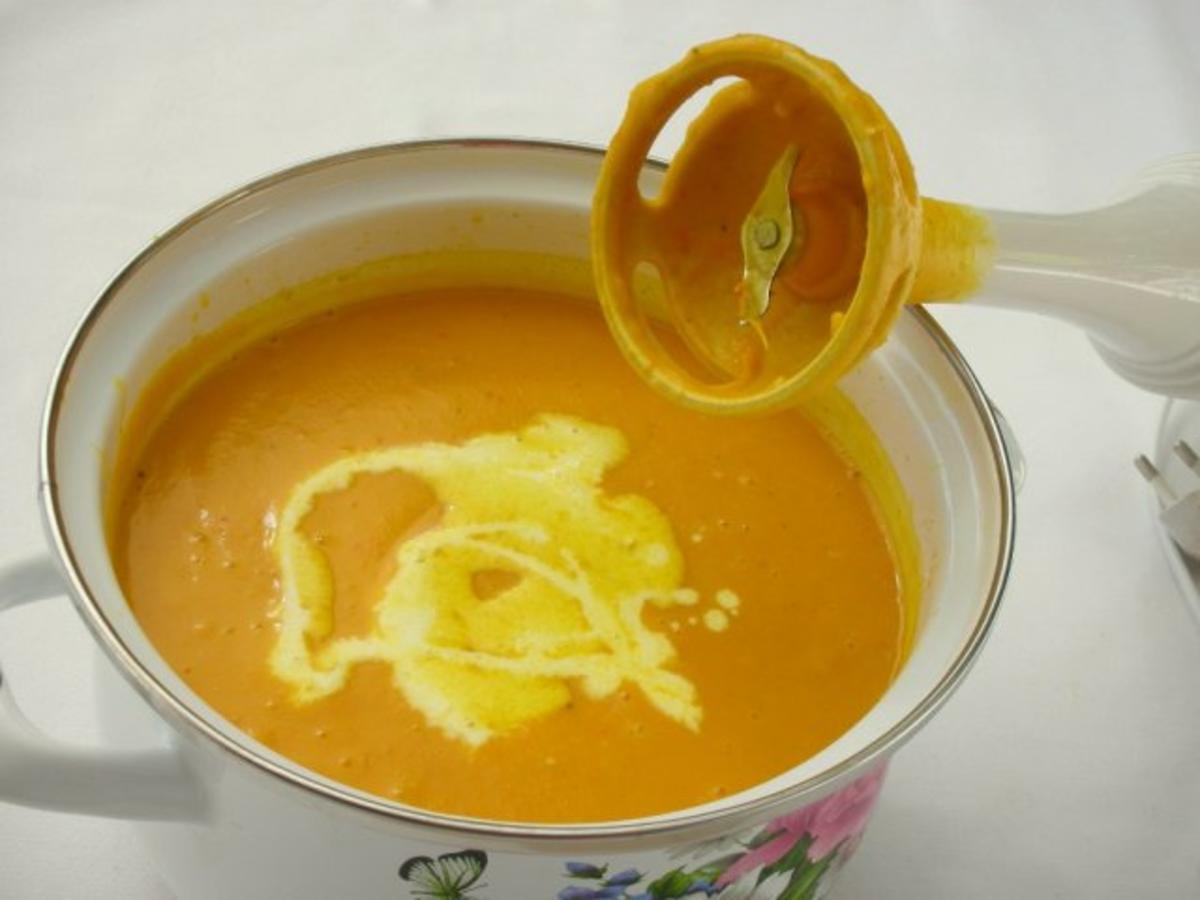 Kürbissuppe mit Pilz-Bällchen - Rezept - Bild Nr. 14