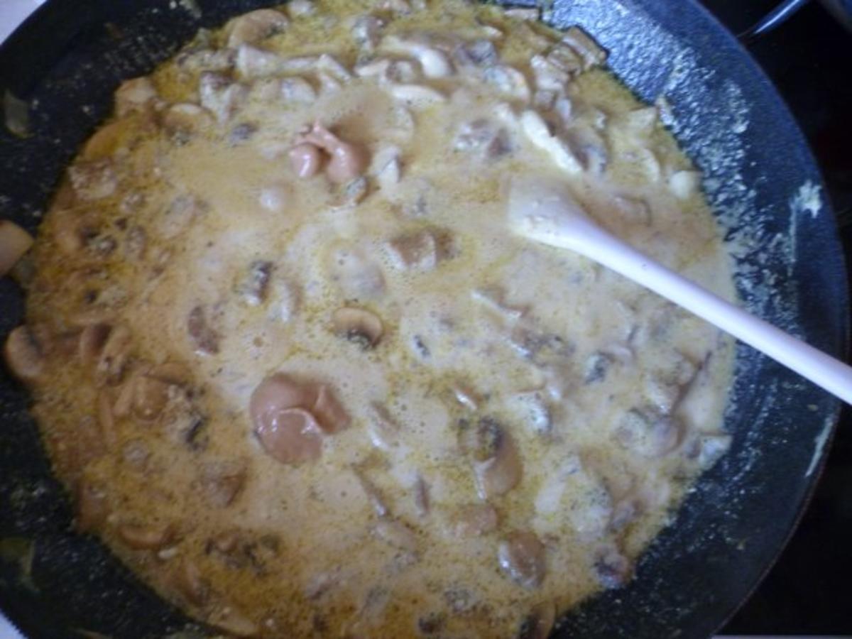 Vegetarisches - Champignons-Curry-Nudeln - Rezept - Bild Nr. 5