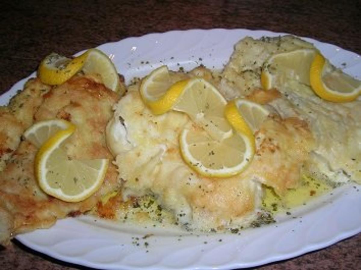 Warmer Kartoffelsalat mit Speck sehr lecker zu Bratfisch hier: Schellfischfilet - Rezept - Bild Nr. 2