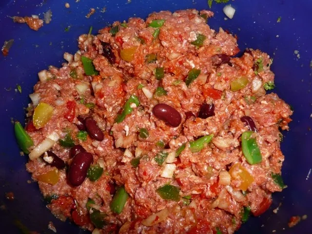 Balkan - Hackbraten zu Kartoffel - Steckrübenstampf + Oktobersalat - Rezept - Bild Nr. 4