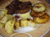 Schweineleber Berliner Art - Rezept