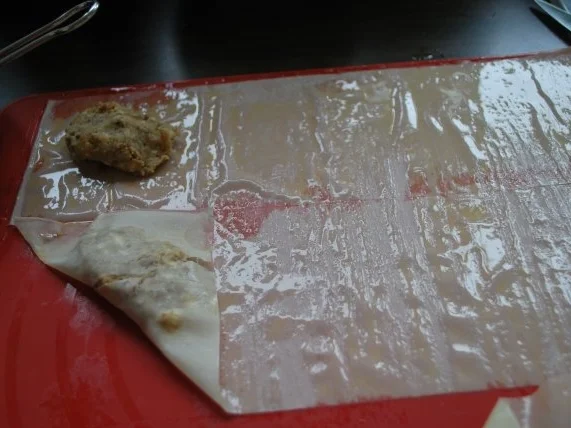 Filo-Dreiecke mit Feta-Feigen-Füllung - Rezept - Bild Nr. 3