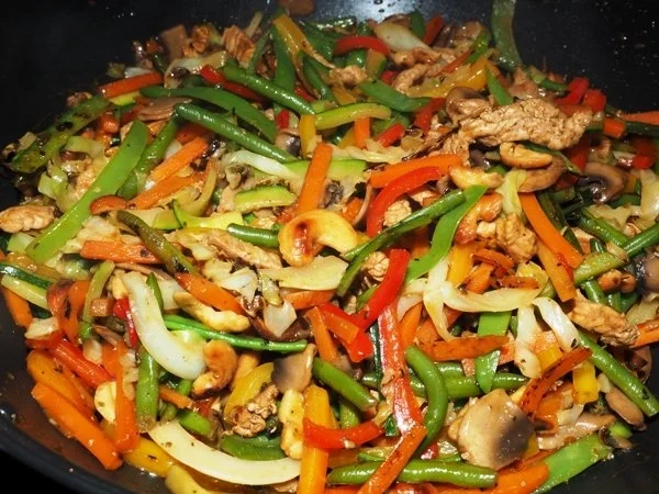 Wok mit Pute und viel Gemüse - Rezept - Bild Nr. 14