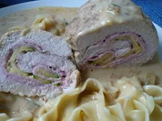 Schnitzelroulade in Rahmsoße - Rezept