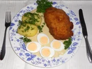 Gebackener Blumenkohl auf Senfbèchamel à la "Oòrndrasch" (Rzpt. um 1980) - Rezept