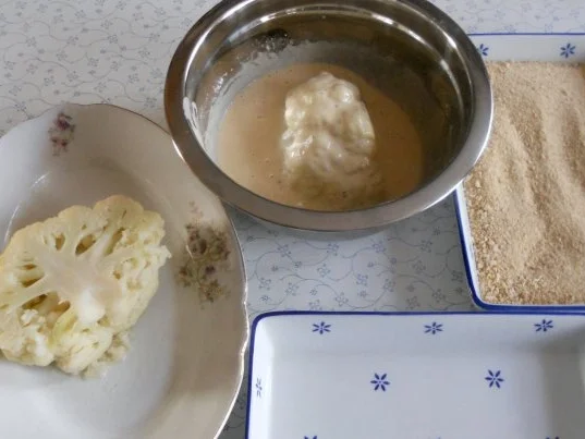 Gebackener Blumenkohl auf Senfbèchamel à la "Oòrndrasch" (Rzpt. um 1980) - Rezept - Bild Nr. 8