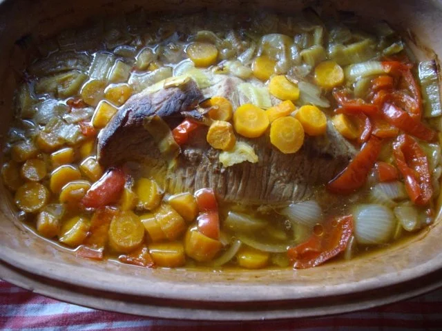 Rezept: rinderbraten im römertopf gegart Bild Nr. 8 rinderbraten im römertopf gegart - Rezept - Bild Nr. 8