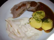 rinderbraten im römertopf gegart - Rezept